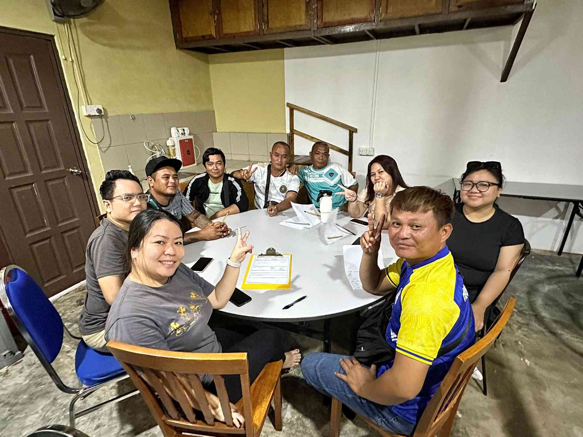 Farm training course group at Satoyama Farm